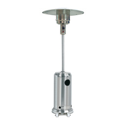 Carbon Garden Sun - Gas heating umbrella 5-13kW Silver