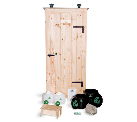 TROBOLO KitaBœm - wooden cabin with composting toilet and child toilet