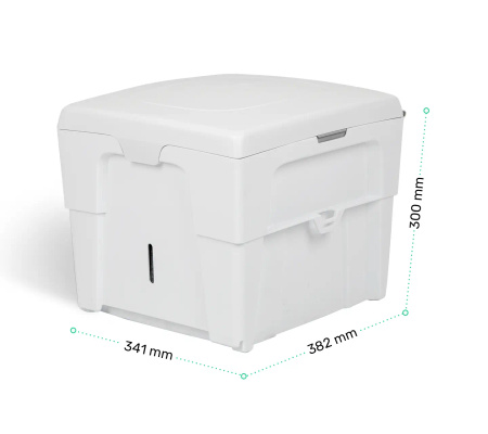 TROBOLO WandaGO Lite portable separating toilet 3.6 kg - camper, van, no water or chemicals