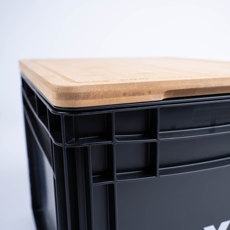 BOXIO CUTTING BOARD - bamboo cutting board 40 x 30 cm for the Eurobox lid