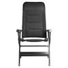 Brunner Rebel Pro S camping chair dark grey - aluminium, 5-position backrest, 3D fabric, 150 kg load