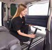 Support legs for Sleep Module VW T7 Multivan, wooden legs, support plates