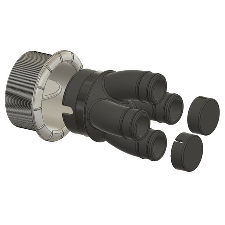 3D-Nord adapter do suszenia butów na ciepłe powietrze do Truma