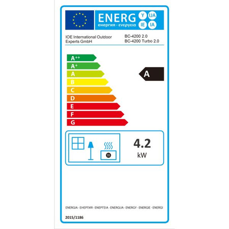 BlueCraft nagrzewnica gazowa składana na podczerwień 4,2kW mobilna