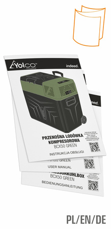 Lodówka przenośna kompresorowa Yolco 47L BCX50 Green