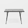 BOXIO TABLE - aluminium camping table for 3 Euroboxes with legs 40-62 cm