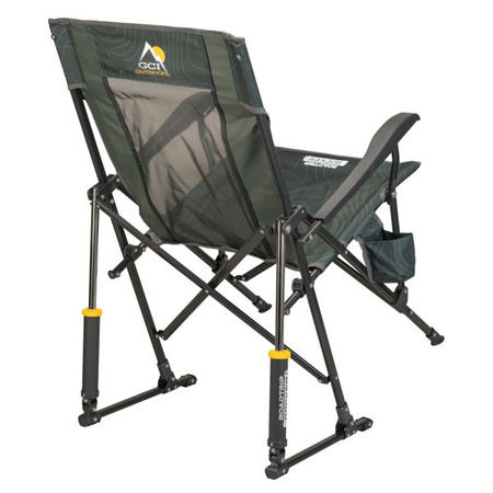 GCI Outdoor krzesło bujane turystyczne składane RoadTrip Rocker ciemnozielone