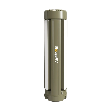 BougeRV lampa kempingowa teleskopowa LED 3000 lm z akumulatorem 15600 mAh, IP54, 27-164 cm