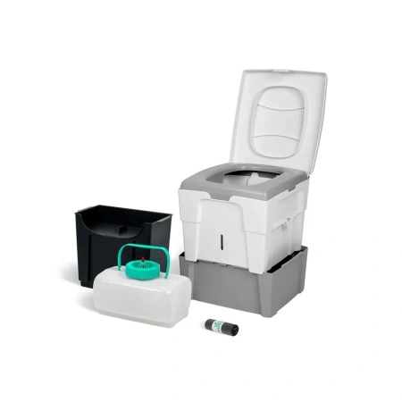 TROBOLO WandaGO portable separating toilet with adjustable height - camper and van, no water or chemicals