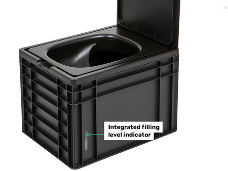 TROBOLO BilaBox Toaleta separacyjna w formacie Eurobox 2,9 kg - van, kamper i biwak