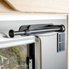 silwy Magnetic Paper Towel Holder Black Metal 30.8 cm