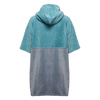 Bath Towel Poncho, blue-grey, M