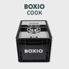 BOXIO COOK - stainless steel gas stove in a 40 x 30 x 28 cm Eurobox