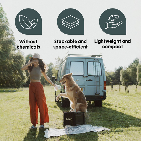 BOXIO TOILET MAX+ - kompletny zestaw toalety separacyjnej z podwyższeniem SOLO UP