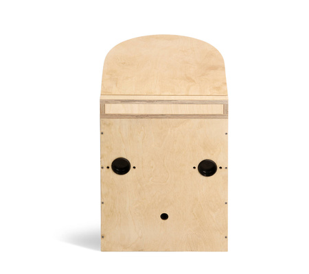 TROBOLO LunaBlœm - pre-oiled wooden composting toilet with rounded front