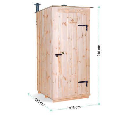 TROBOLO KitaBœm - wooden cabin with composting toilet and child toilet