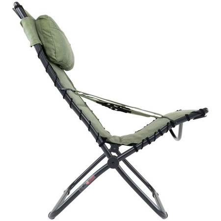 Krzesło rozkładane fotel Crespo AP/262 Tex-Comfort, Zielone