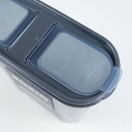 BOXIO SHAKE - airtight 2.8 l hemp litter container with dispenser