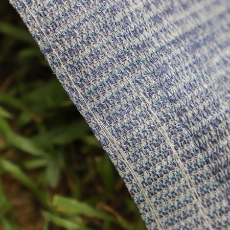 CAMPTECH awning carpet size 21 - 773 x 250 cm, breathable, blue and grey, 19 kg