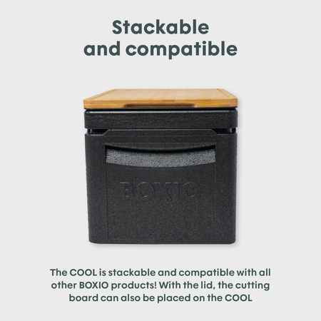 BOXIO COOL - passive EPP cool box in Eurobox format 40 x 30 x 28 cm
