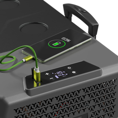 Yolco przenośna lodówka kompresorowa BCX40 39 l, Carbon