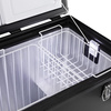 Indel B STEEL 124L travel fridge/freezer - 12V/24V
