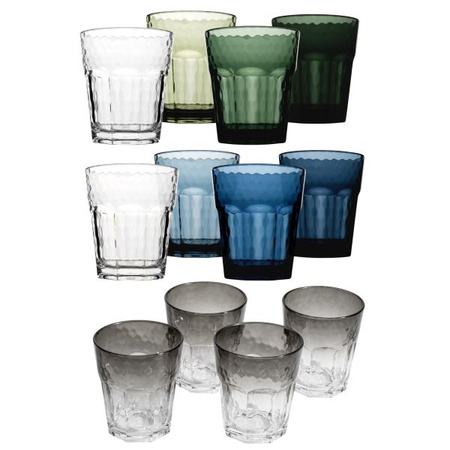 Drinking Glass Mix & Match, 200 ml, 4 Pcs., green