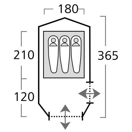 Dome Tent Kira 3.1