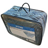 CAMPTECH awning carpet size 15 - 623 x 250 cm, breathable, blue and grey, 16.45 kg