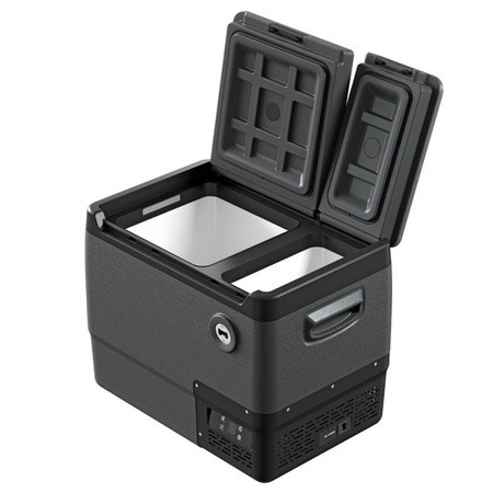 Yolco przenośna lodówka kompresorowa DX40 39 l, dwustrefowa, Space Grey
