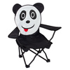 Krzesełko składane dla dzieci białe panda 60kg 26x26cm