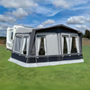Przedsionek dmuchany sezonowy CAMPTECH Brillant Air 10 - obwód 875-900 cm, tkanina poliakrylowa Camptex, 3 okna, pompka w zestawie