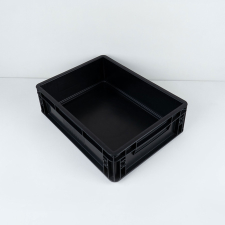 BOXIO SOLO UP - low Eurobox 40 x 30 x 12 cm for storage and as a riser
