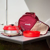 Omnia Kit 1 - Classic 2 l stovetop oven with silicone mould, oven rack, bag and pot holders, 5 items