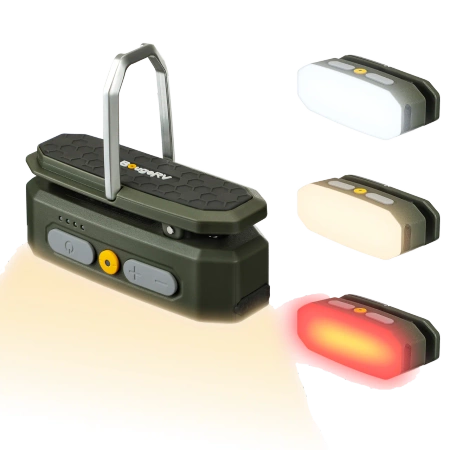 BougeRV Movable Area Light lampa kempingowa LED 380 lm, 3200 mAh, IP65 - czujnik ruchu