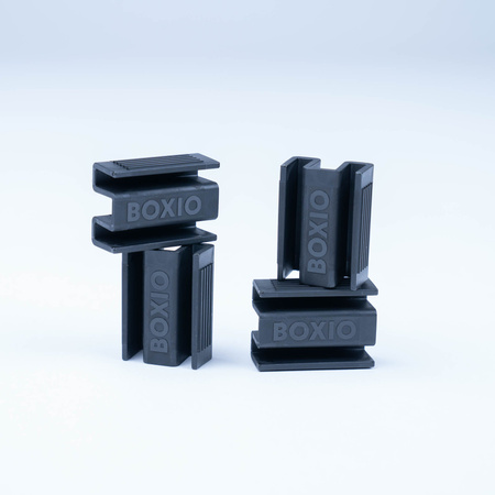 BOXIO CLIPS - 6 clips that lock stacked BOXIO Euroboxes against slipping and tipping