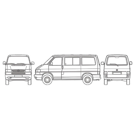 Wewnętrzna osłona termiczna szyb kabiny Volkswagen T4