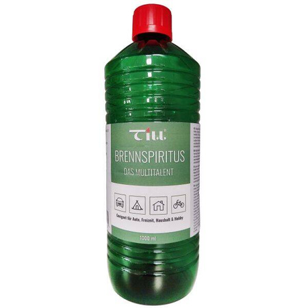 Till Denaturat alkohol metylowy 1000 ml - paliwo do kuchenek i lamp spirytusowych, czyszczenie