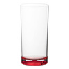 Plastikowe szklanki do picia marki GIMEX z kolorowym dnem 480 ml