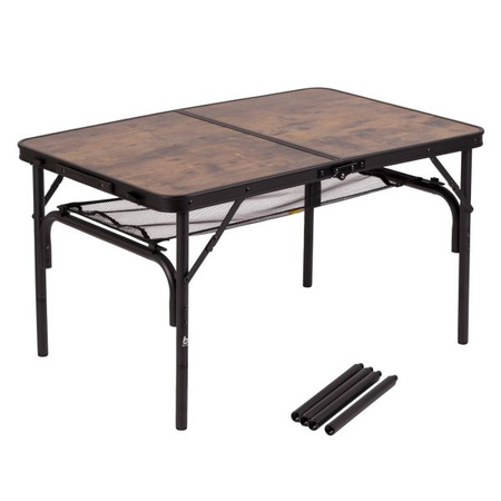 Bo-Camp stół campingowy składany 90x60 cm aluminiowy regulowana wysokość