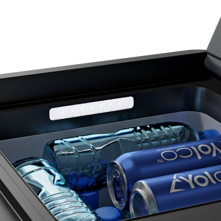 Yolco przenośna lodówka kompresorowa DX40 39 l, dwustrefowa, Space Grey