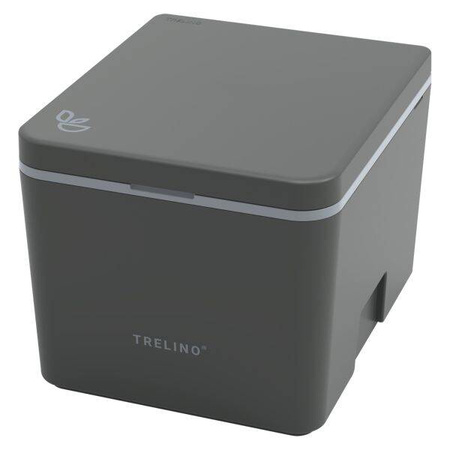 Trelino Evo S toaleta kompostująca separacyjna antracyt, 4,5 l / 6,5 l, soft-close, bez wody i chemii