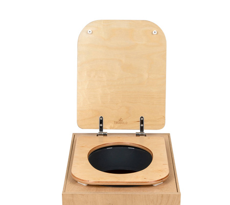 TROBOLO TeraBlœm Plus - wooden composting toilet kit with extra-large 22 l capacity