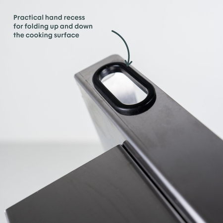 BOXIO COOK - stainless steel gas stove in a 40 x 30 x 28 cm Eurobox