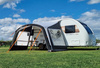 CAMPTECH Calcit Air 400 inflatable sun canopy - 400 x 255 x 240 cm, black and light grey, 8.8 kg