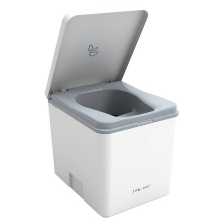 Trelino Evo M composting separation toilet white, 5 l / 8 l, soft-close, no water or chemicals
