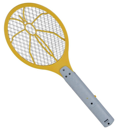 Pałka na komary żółta 46cm szara